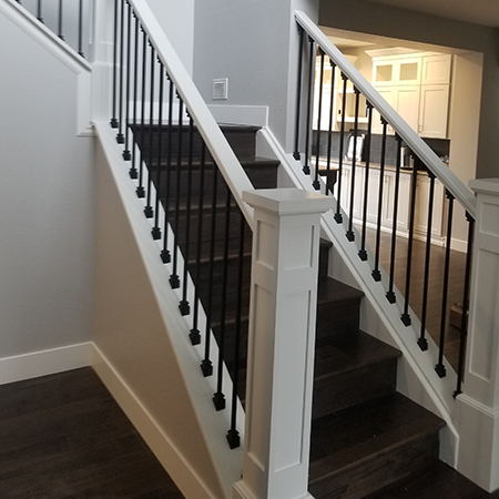 Stairs with White Bannister 